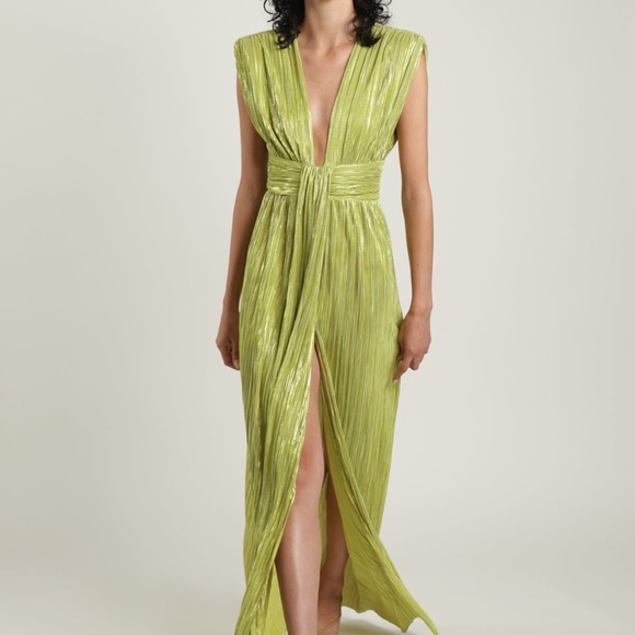 Sabina Musayev Lana Dress | XS | Lime Green - Picture 12 of 14